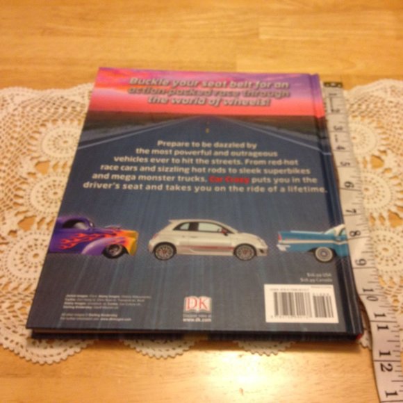 DK Car Crazy oversized autos, bikes and trucks book - Picture 2 of 7